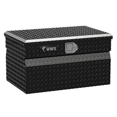 UWS Truck Tool Box Aluminum Powdercoated Black Diamond Plate Standard Series, nan, EC20132