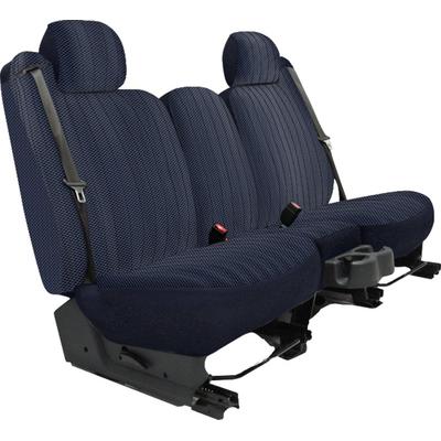 Seat Designs Cover Made of Tweed Dark Blue Duramax Series, Second Row, 1-year limited warranty K343-34-0TDB