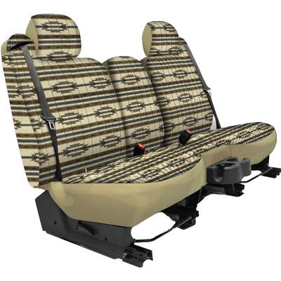 Seat Designs Cover Made of Tweed Tan Southwest Sierra Series, Third Row, 1-year limited warranty K344-02-1STN