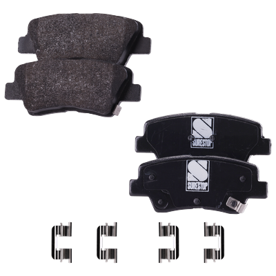 SureStop Brake Pad Set Pro-Line Series, Rear, 3-year or 36,000-mile limited warranty SSCP1594