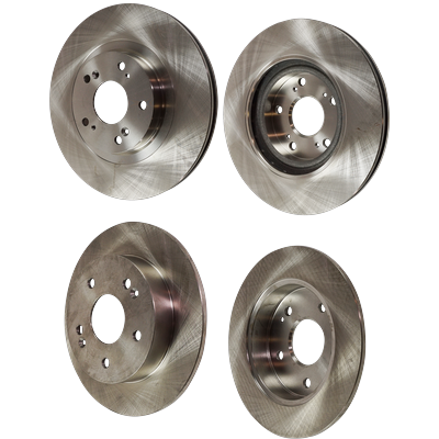 SureStop Brake Disc Pro-Line Series, Front & Rear, 3-year or 36,000-mile limited warranty SET-STPA27110036-4-A