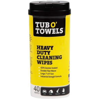 Tub O Towels Hand Cleaner Wipes, Not Applicable TW40