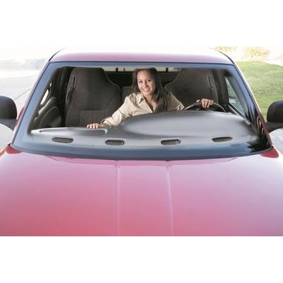 Coverlay Dash Cover ABS Thermoplastic Light Gray Molded; Overlay Over Factory Dash, Lifetime limited warranty 18-902-LGR