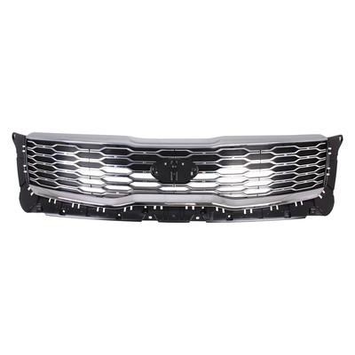 ReplaceXL Grille Assembly Plastic Painted Black Shell with Chrome Insert Grille, 1-year unlimited-mileage warranty RK07010029Q
