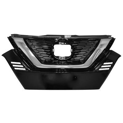 ReplaceXL Grille Assembly Plastic Painted Black Shell & Insert Grille, 1-year unlimited-mileage warranty RN07010043Q