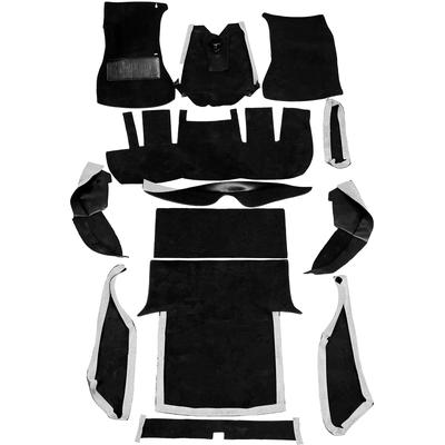 Newark Auto Products Carpet Kit Nylon Dark Blue Loop pile, limited warranty F136A-NARROW-241602
