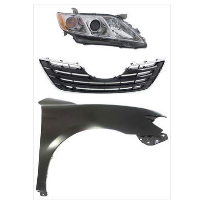 Replacement Headlight OE Replacement, Passenger Side, 1-year unlimited-mileage warranty KIT-031323-2301