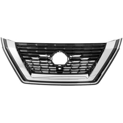 Replacement Grille Assembly ABS Plastic Black Shell & Insert Grille, 1-year unlimited-mileage warranty RN07010062