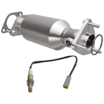 Magnaflow Catalytic Converter Converter, Front, Passenger Side, 5-year or 50,000-mile limited warranty KIT-083023-44