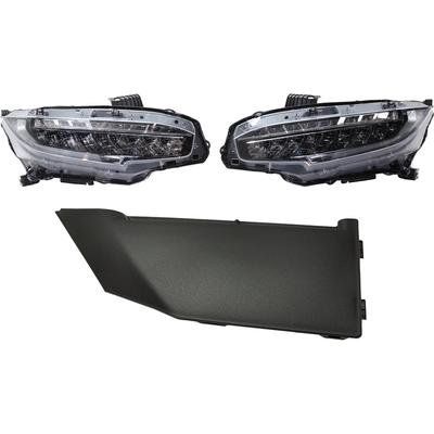 Replacement Headlight OE Replacement, Driver & Passenger Side, 1-year unlimited-mileage warranty KIT-091523-260