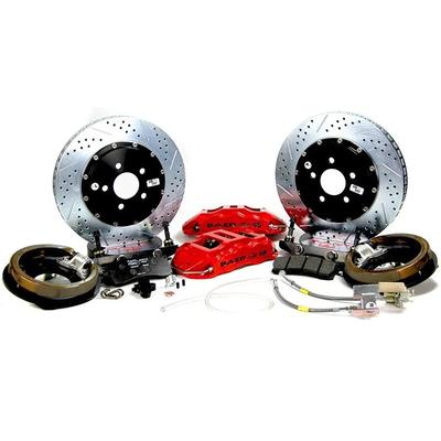 Baer Brakes Big Brake Kit Black Powdercoat Caliper Extreme Series, Rear, 1 Year Limited Warranty 4302471B