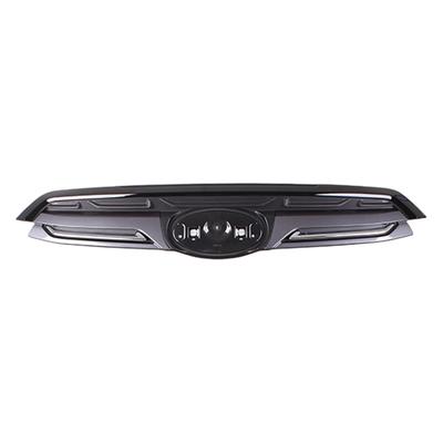 ReplaceXL Grille Assembly Plastic Chrome Shell with Textured Black Insert Grille, Upper, 1-year unlimited-mileage warranty RS07010048