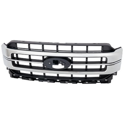 Replacement Grille Assembly Plastic Textured Black Shell & Insert Grille, 1-year unlimited-mileage warranty RF07010164Q