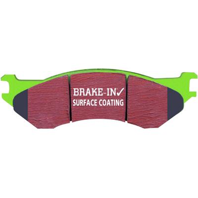 EBC Brake Pad Set Greenstuff Elite 6000 Aramid Fiber Truck and SUV, Front, DP61871