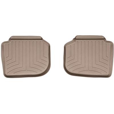 Weathertech Floor Mats Made of Rubberized Thermoplastic Polyolefins Tan Molded Liner FloorLiner Series, Second Row, 453842