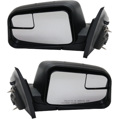 Kool Vue Mirror Textured Black, Driver & Passenger Side, 1-year limited warranty SET-FD219ER