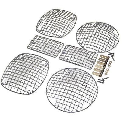RT Off-Road Light Guard Steel Chrome, 1 year or 12,000-mile limited warranty RT26047