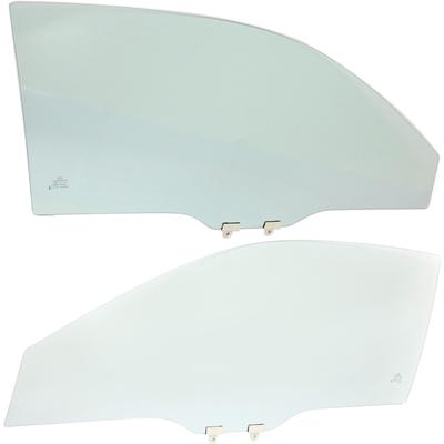 Replacement Door Glass, Front, Driver & Passenger Side, 1-year unlimited-mileage warranty SET-REPH480109
