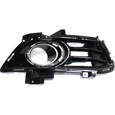 Replacement Fog Light Trim Black, Front, Passenger Side, 1-year unlimited-mileage warranty REPF108203