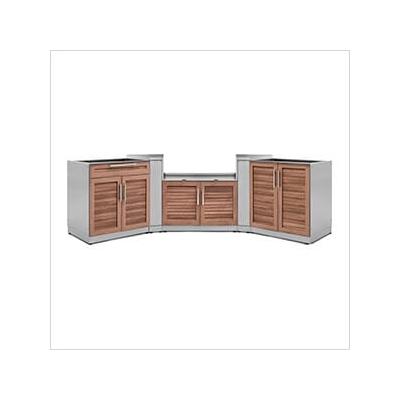 NewAge Outdoor Kitchens Grove 5-Piece Outdoor Kitchen Set (No Countertop)