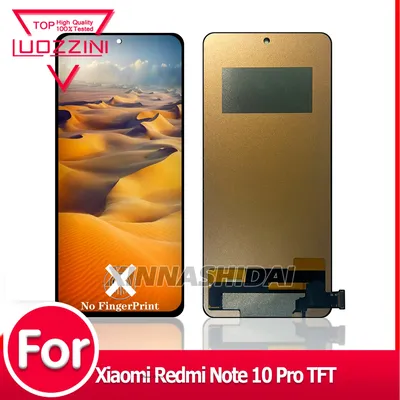 6,67 "SUPER TFT Für Xiaomi Redmi Hinweis 10 Pro 4G Display LCD Touch Screen Für Redmi Note 10 Pro display Ersatz