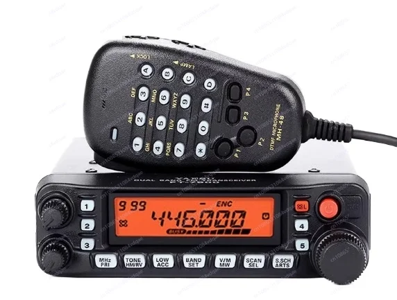Für YAESU FT-7900R 50W Dual Band FM Transceiver Walkie Talkie UHF VHF Transceiver Autoradio Image
