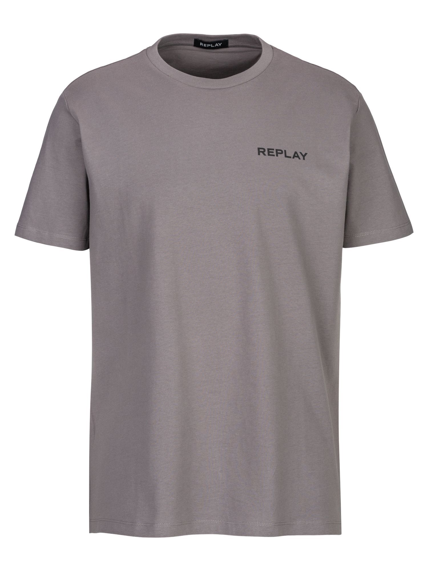 Replay T-Shirt Stück gefärbter schwerer Baumwoll-Jersey Image