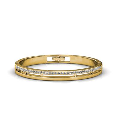 Elegante Armbänder - Gold und Kristall Image