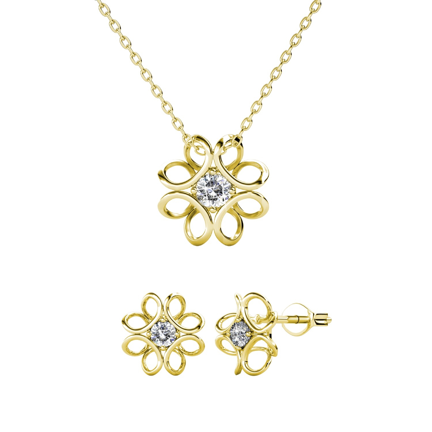 Narzissenparuren - Gold und Kristall