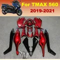 Per YAMAHA Tmax-560 TMAX560 2019 2020 2021 TMAX 560 OEM Replica completa Carrozzeria ABS Kit carenatura Rosso Nero