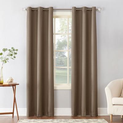 Wide Width Cooper Blackout Grommet Panel by BrylaneHome in Mocha (Size 40