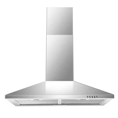 TEMU Sndoas 30 Inches Button Control Range Hood, 450cfm Wall Mount Kitchen Hood Vents With Aluminum Filters, Ducted/ductless Convertible Stove Vent Hood, Us1001g75a