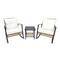 Set da giardino con 2 sedie e tavolino in alluminio e polyrattan