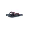 Zehentrenner TOMMY HILFIGER "PADDED COMFORT HILFIGER B SANDAL", Herren, Gr. 44, blau (dunkelblau), Lederimitat, Textil, casual, Schuhe, Sommerschuh, Schlappen, Badeschuh mit Logoschriftzug