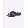 Pantolette CASUAL LOOKS, Damen, Gr. 37, blau (marine), Lederimitat, sportlich, Schuhe