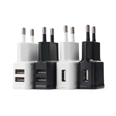 5V 2A USB Ladegerät Reise Wand Lade Kopf Handy Dual USB Ladegerät AC Adapter Tragbare EU Stecker für iPhone Xiaomi Samsung