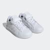 Sneaker ADIDAS SPORTSWEAR "ADIDAS STAR WARS GRAND COURT 2.0 KIDS SCHUH", Kinder, Gr. 33, weiß (cloud weiß, cloud weiß, cloud weiß), Synthetik, sportlich, Schuhe, Design auf den Spuren des adidas Superstar