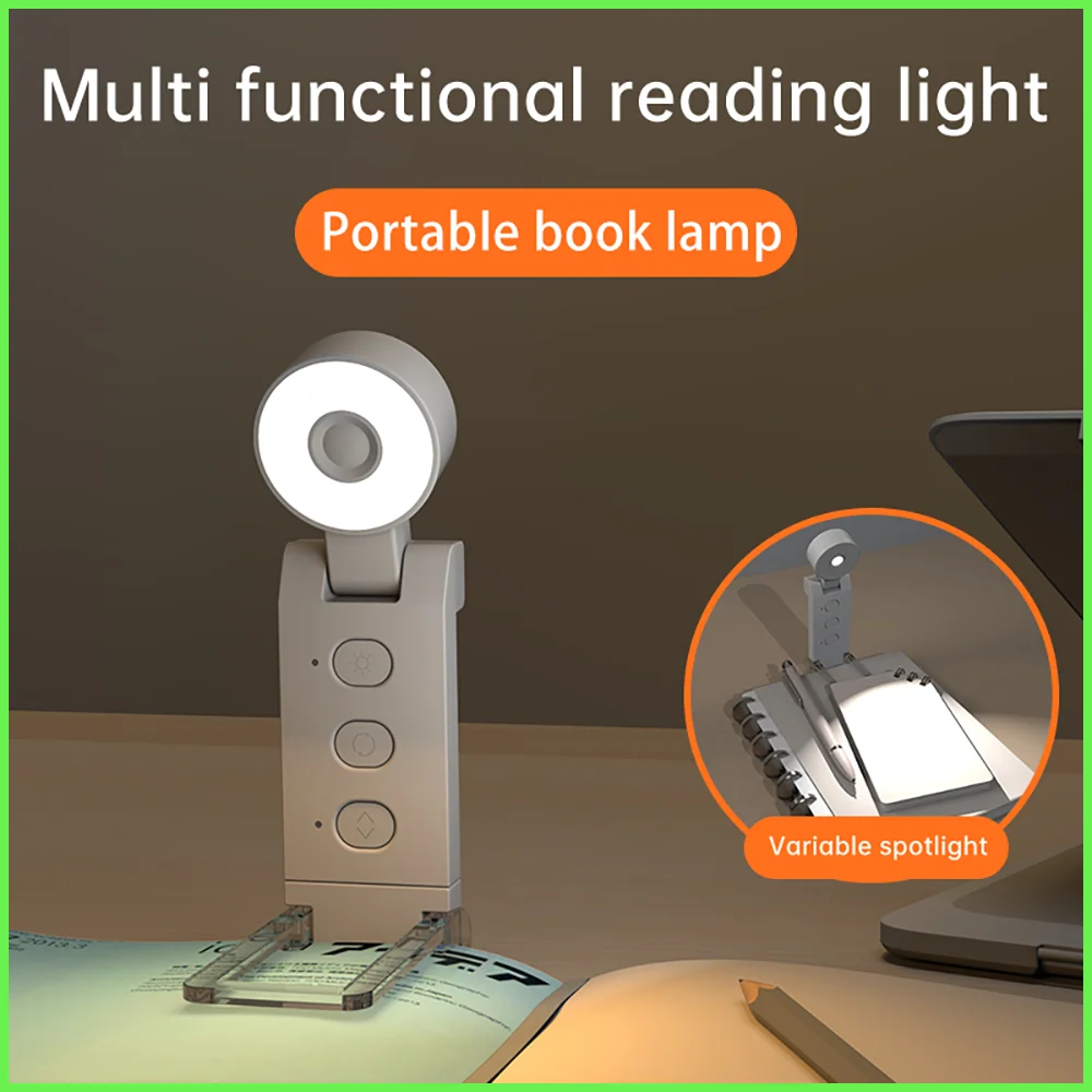 LED Buch Lampe USB wiederaufladbare Leselampe tragbare Mini LED Clip auf Buch Licht Augenschutz Leselampe Nachtlicht