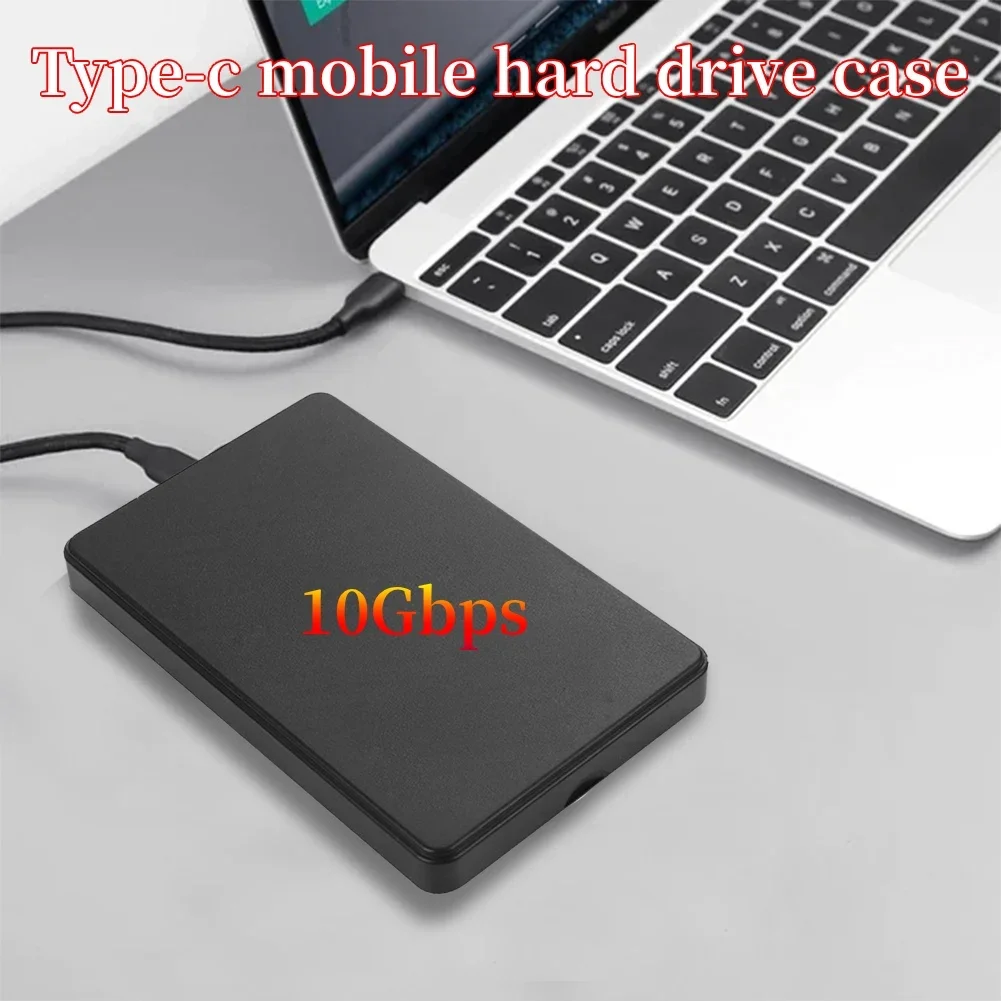 USB 3.1 bis 2,5 Zoll solides Festplattengehäuse SATA HDD SSD-Gehäuse 10 Gbit/s Geschwindigkeit externe Festplatte Festplattengehäuse für 2,5 Zoll SSD Image