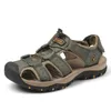 Sommer Männer Sandalen Aus Echtem Leder Herren Casual Schuhe Outdoor Männer Leder Sandalen für Männer Strand Schuhe Römische Schuhe Plus Größe 38-48