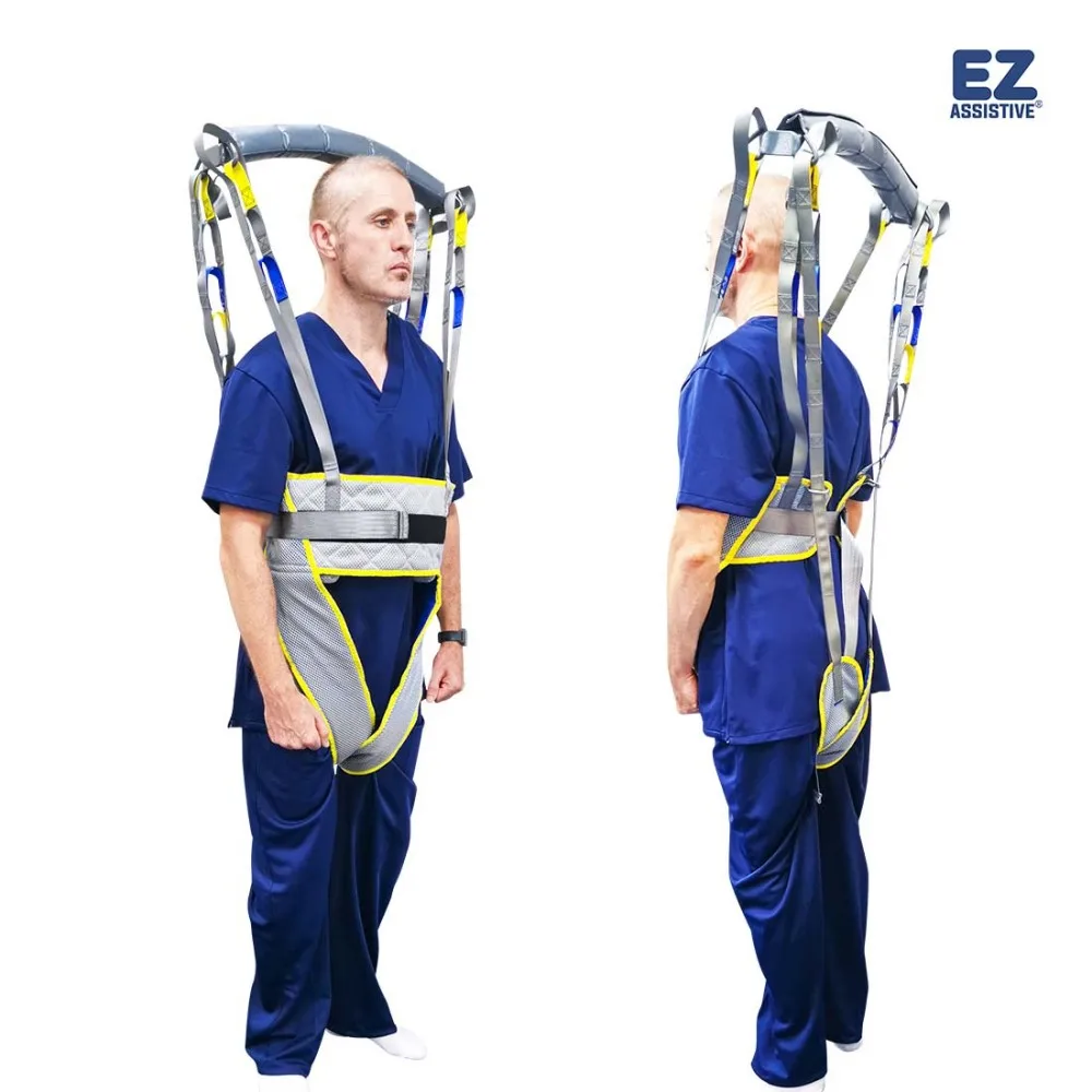 EZ Assistive Comfort Patientenlifter mit Sicherheits-Hüftgurt, Verstellbarer Hoyer-Hebegurt für Behinderte, Tragkraft 500 lbs Image