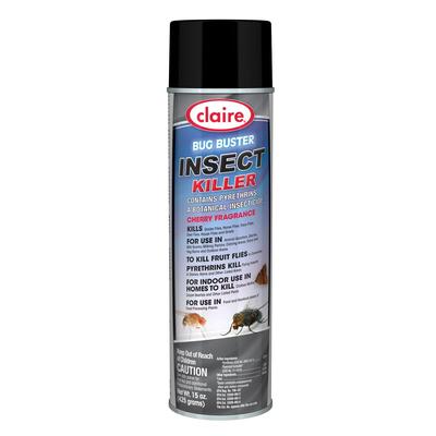 Claire Bug Buster Insect Killer, 15 oz Aerosol Spray, 12/Carton (CGC271) Case of 12 Claire® Insect Control