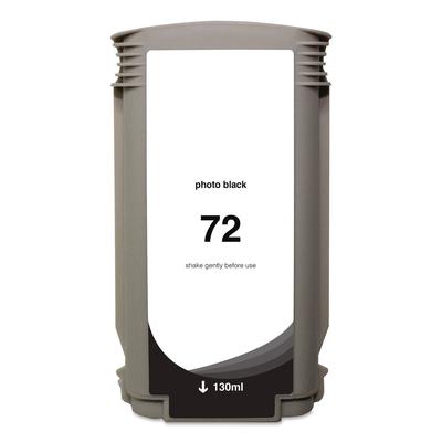 Innovera Remanufactured Photo Black High-Yield Ink, Replacement for 72 (C9370A), 130 mL (CTGWH72PB) Each Innovera® Inkjet Printer Cartridges