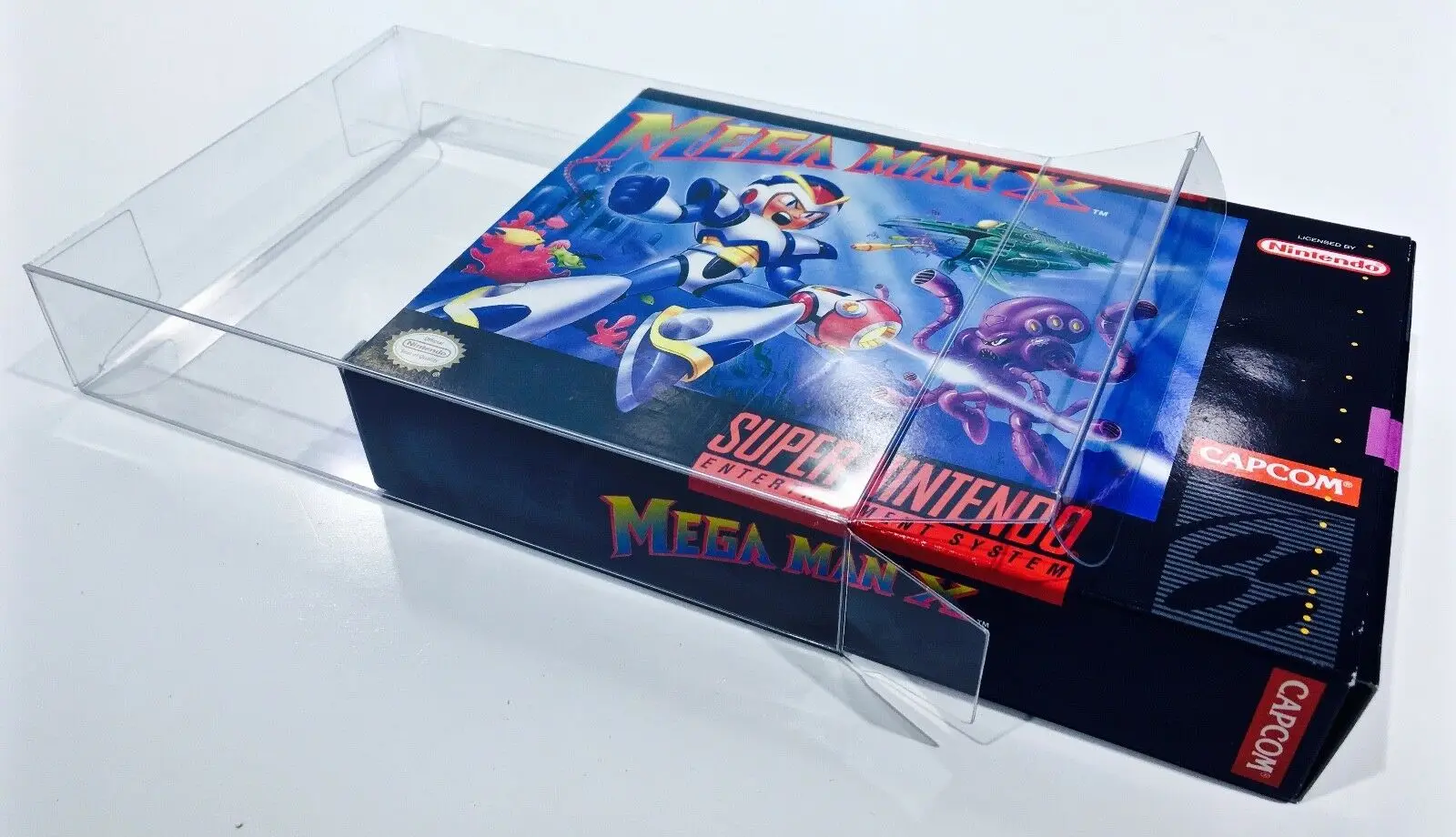 5 boîtes de protection pour jeux SNES / N64 / ATARI JAGUAR Super Nintendo 64 CIB, vitrine transparente pour jeu vidéo, boîte de collecte