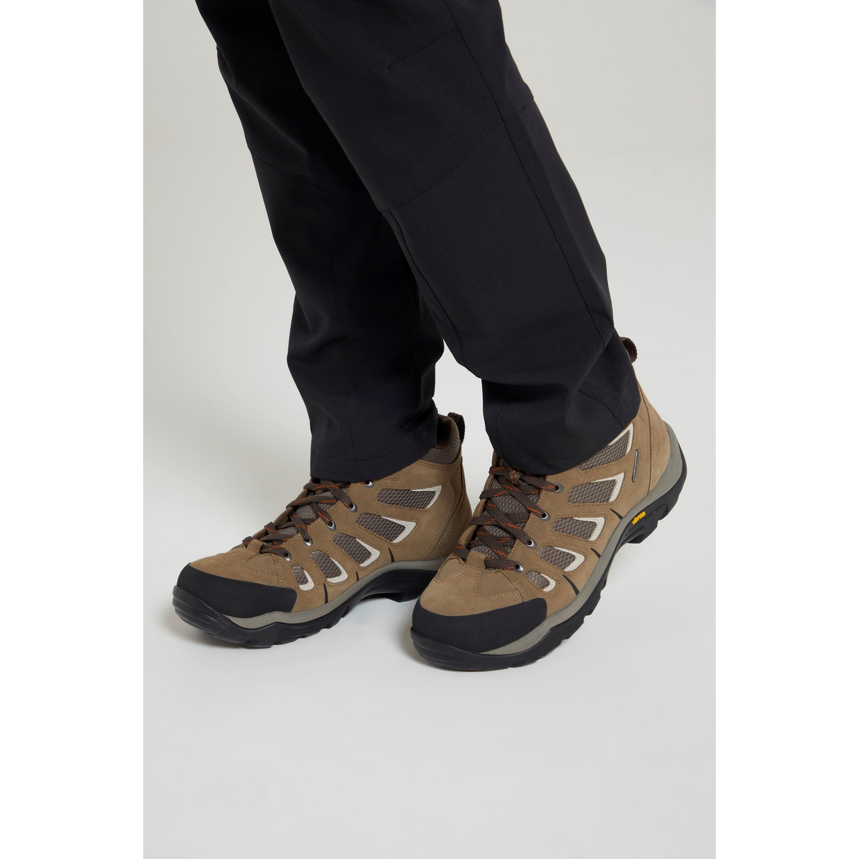 Mountain Warehouse Mens Field Extreme Wildleder breite Wanderschuhe (braun)