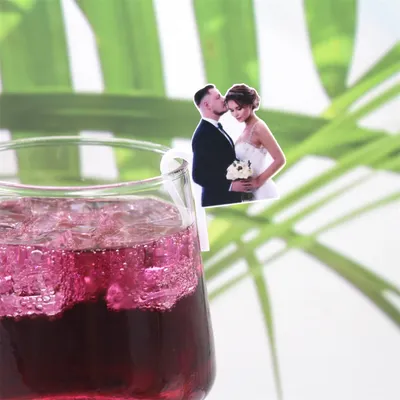 Personalized Acrylic Cocktail Labels Baptism Souvenirs Customized Photo Printing Cocktail Decor