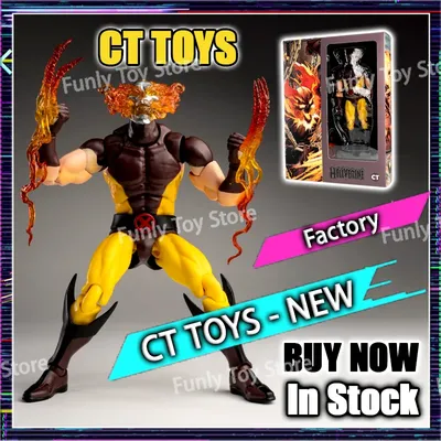 In Stock Ct Toys Hellverine Figure Wolverine X-Men Mafex 096 138 Anime Action Figure Figurine Statue
