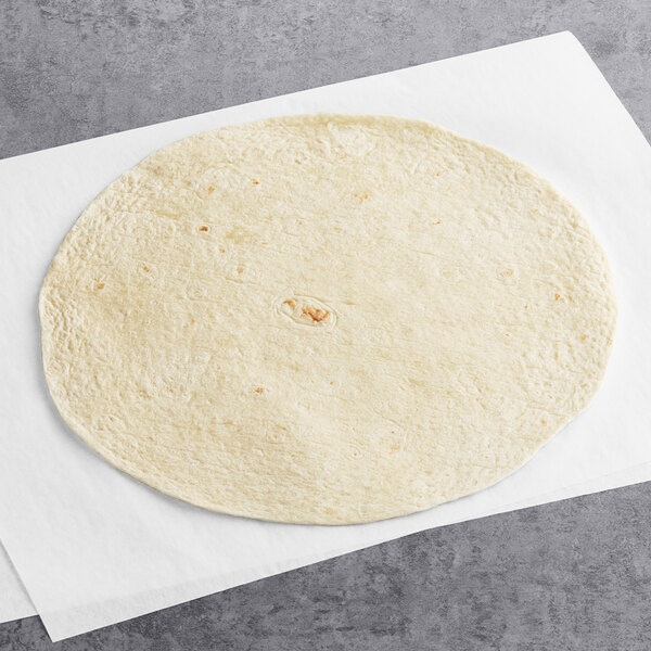 El Mejor Tortillas Restaurant-Style Flour Tortillas 12" - 72/Case
