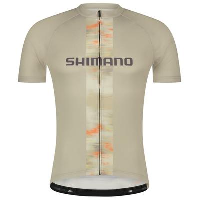 Shimano - Logo Short Sleeves Jersey - Radtrikot Gr S beige Image