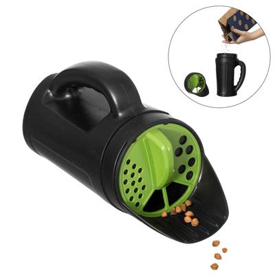 Gardenised Handheld Seed Spreader Versatile Lawn & Garden Tool Adjustable Shaker for Fertilizer Grass Seed Salt Ice Melt Deicer